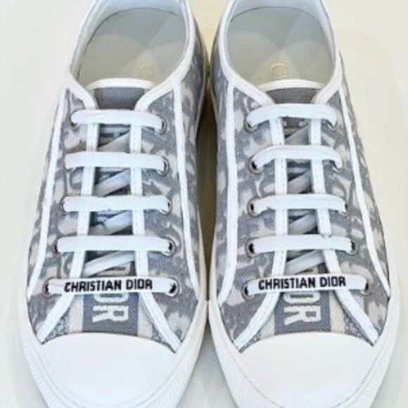 Dior Shoes - Dior Gray and White Women's Sneakers